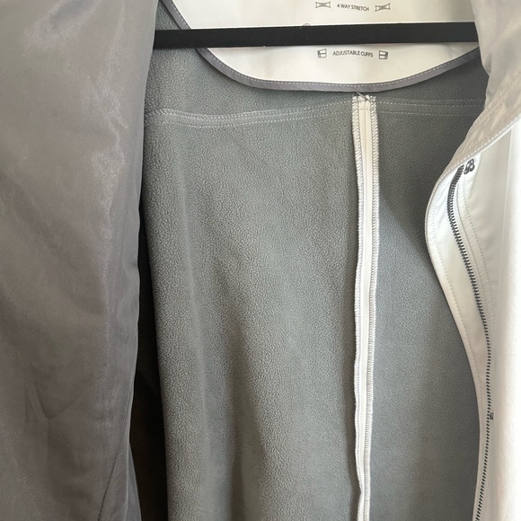 Calvin Klein Off White Long Jacket Size XXL - Picture 7 of 14